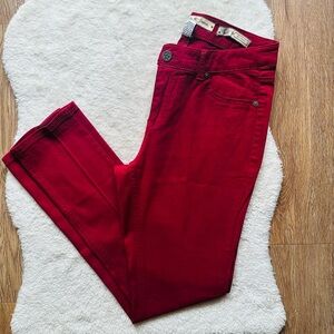 Vanilla Star Women's Red Skinny Jeans Size 8